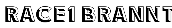 Race1 Brannt NCV font preview